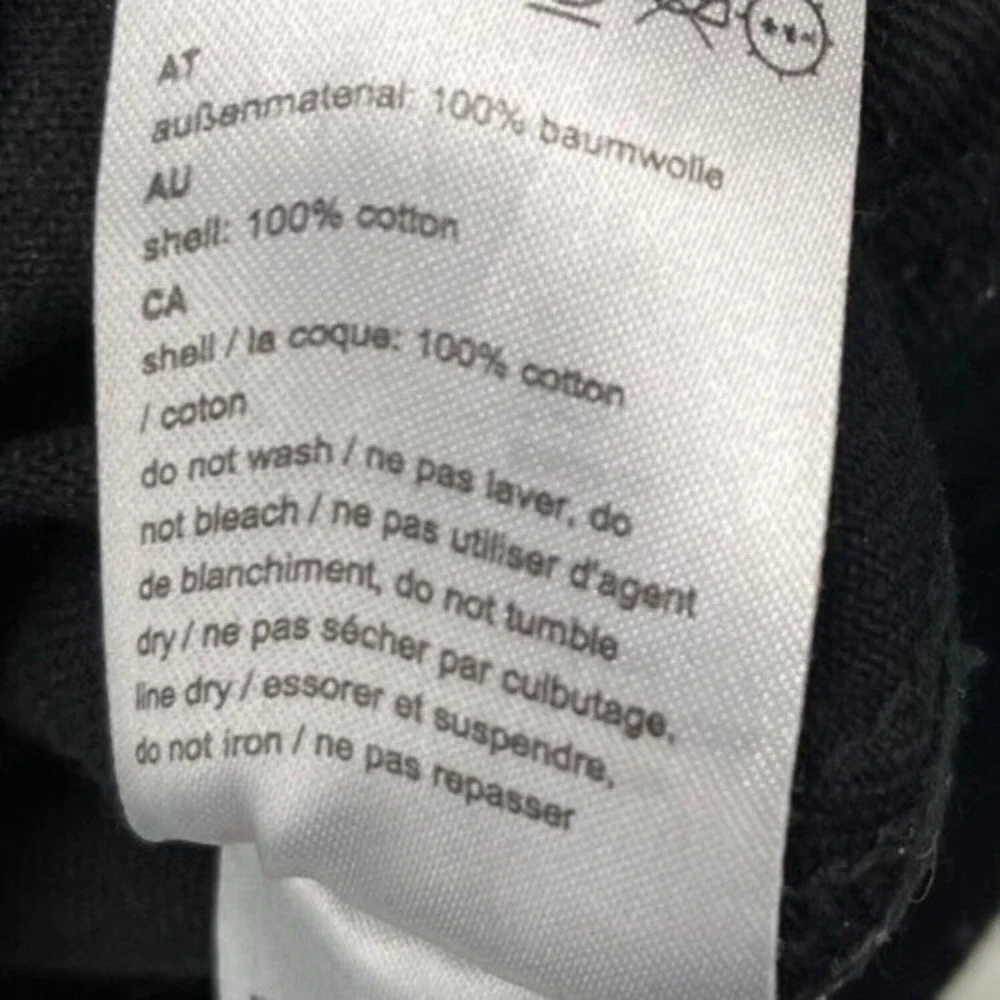 Conspiracy by WeSC Trucker Jacket Mens S Womens M Black Hardcore‎ Happiness